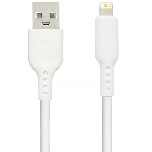 USB2.0 A Male to Lightning Male Cable PVC Molding MFi Certifcated