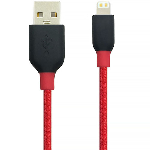 USB2.0 A Male to Lightning Male Cable Aluminum case Nylon woven MFi Certifcated