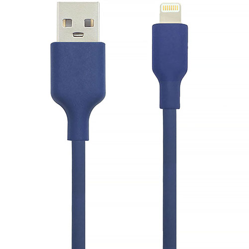 USB2.0 A Male to Lightning Male Cable PVC Molding MFi Certifcated