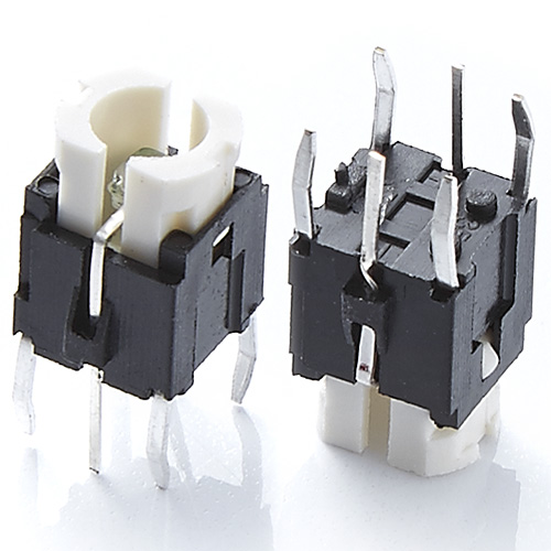 ILLUMINATED TACT SWITCH 180° DIP 7x6x9.13mm