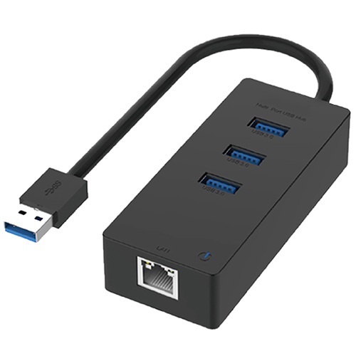 USB3.0 A Male TO USB3.0*3 Ports A Female & RJ45 Female 5Gbs